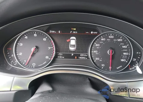 2013 Audi A6 3.0T Premium from USA, damaged, VIN WAUHGAFC1DN158567